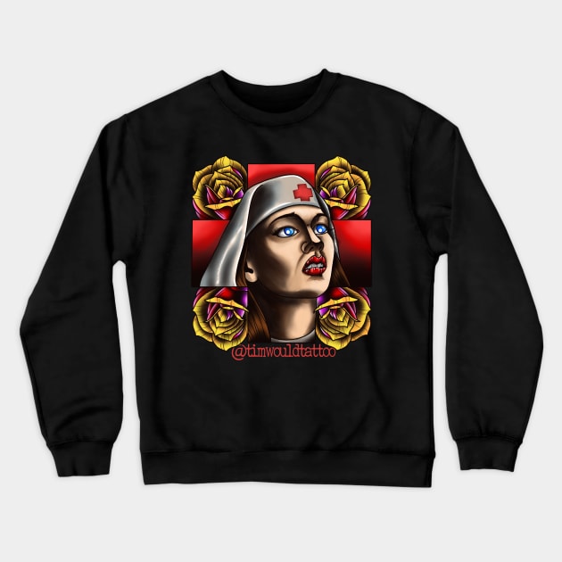 Rose of No Man’s Land Crewneck Sweatshirt by Timwould